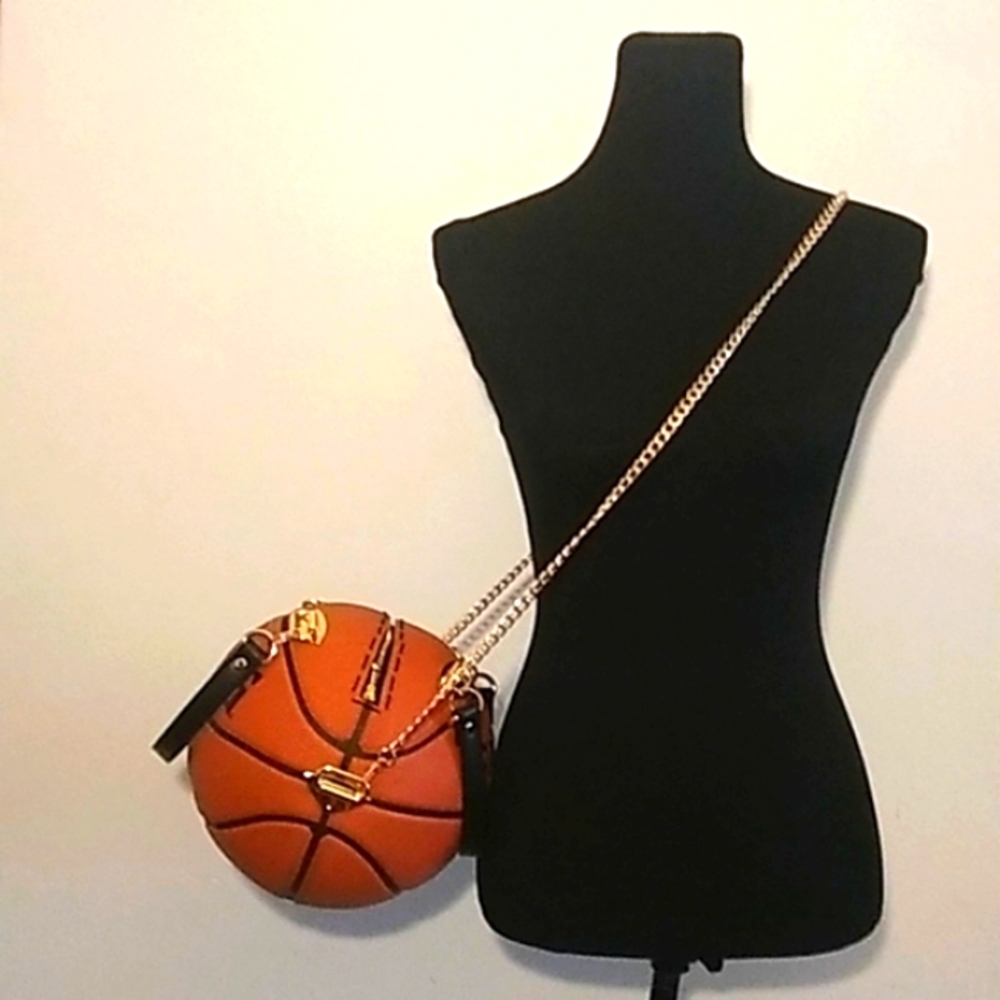 HANDMADE "ORIGINAL SPALDING" Basketball Purse 🏀 - Picture 8 of 17